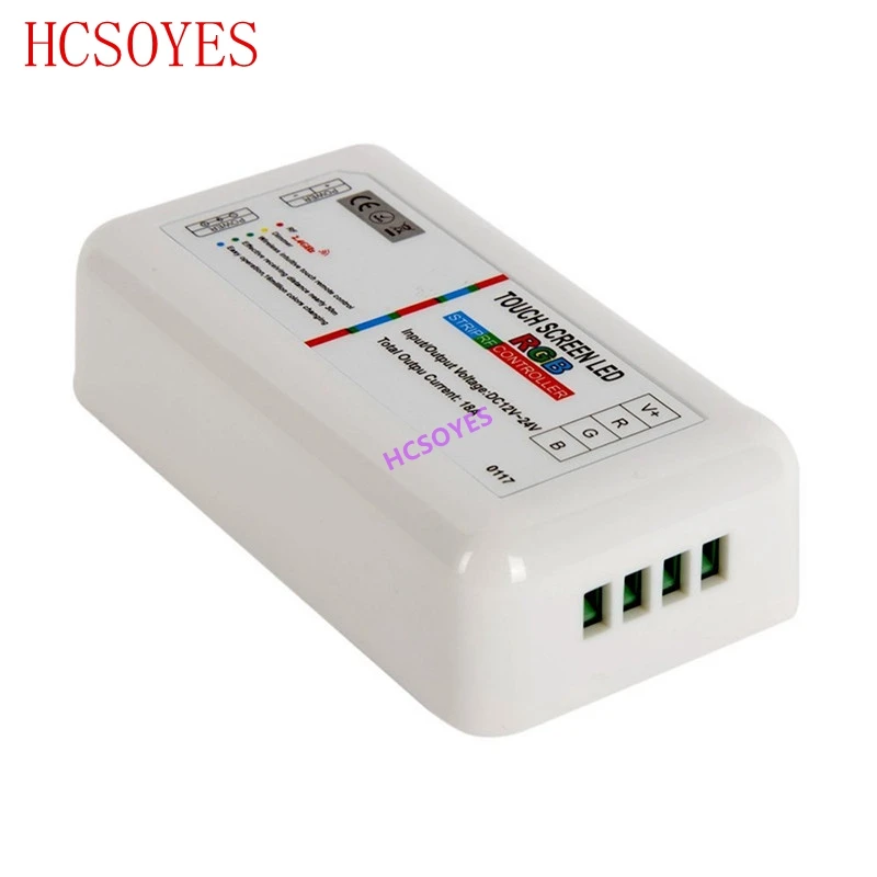 Светодиодный контроллер RGBW/RGB 12 В 24 постоянного тока сенсорный экран 2 4G DC12 24V 18A