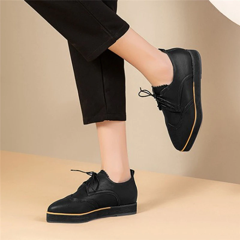 Женские ботинки в стиле ретро ботильоны Челси римском botas Mujer кожаные на плоской