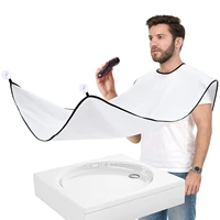 balleenshiny new style shaving cloth mens bathroom cleaning beard apron transparent waterproof non stick shaving apron