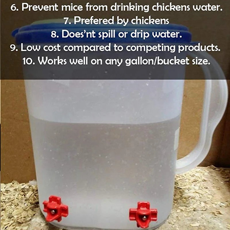 Лидер продаж 12 шт. горизонтальный боковое крепление автоматической птицы соски