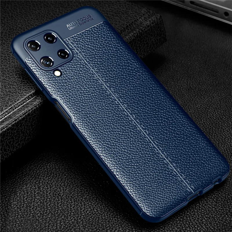 for cover samsung galaxy m22 case for samsung m22 m 22 capas shockproof armor back soft tpu leather for fundas samsung m22 cover free global shipping