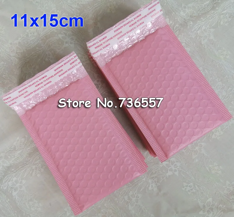 

10pcs Bubble Envelope bag pink Bubble PolyMailer Self Seal mailing bags Padded Envelopes For Magazine Lined Mailer