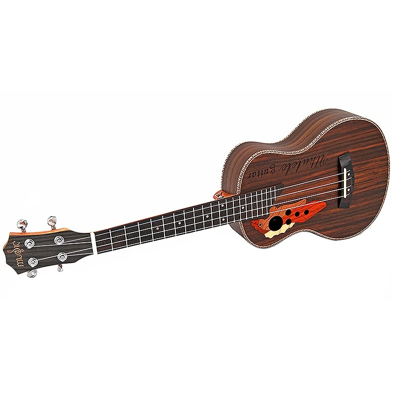 26 Inch Tenor Ukulele Grape Sound Hole Hawaiian Guitar 4 Strings Rosewood Ukelele Set with Bag | Спорт и развлечения