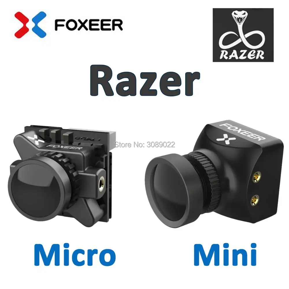 Foxeer razer Mini/razer Micro 1200TVL PAL/NTSC переключаемая 4:3 16:9 FPV камера для гоночного дрона FPV