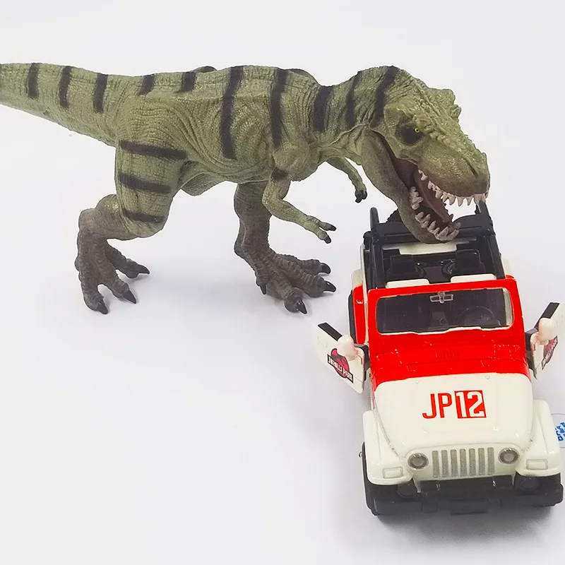 15,5 см 1/32 масштаб сплав металл литье под давлением Jeep Wrangler Парк Юрского периода внедорожник авто Модель автомобиля игрушки для детей подарки коллекция