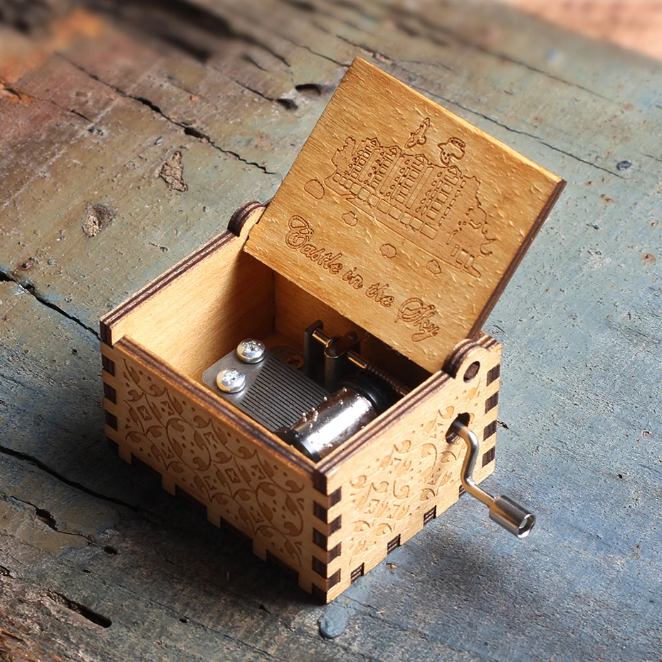 Антикварная Деревянная ручная музыкальная шкатулка Zelda, королевская Игра престолов, Жемчуг дракона, любовь, Папа, мама, музыкальная шкатулка, вечерние подарки на день рождения
