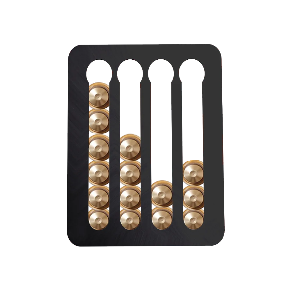 Металлический держатель для кофейных капсул алюминиевая подставка с зеркальным