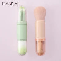 rancai 1 set double ended makeup brushes face brush eyeshadow concealer contour brush for blusher powder beauty cosmetic tools