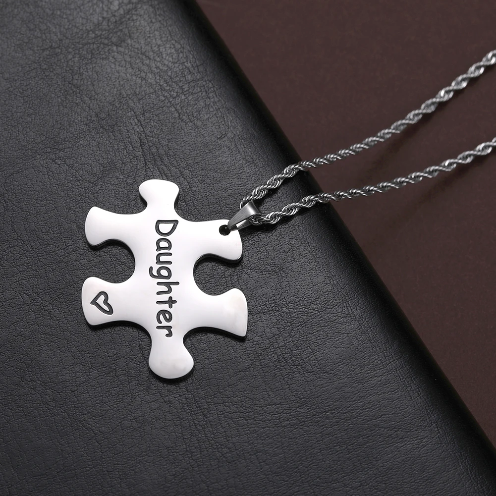 Fishhook новая мать любовь дочь семья головоломки из нержавеющей стали для женщин