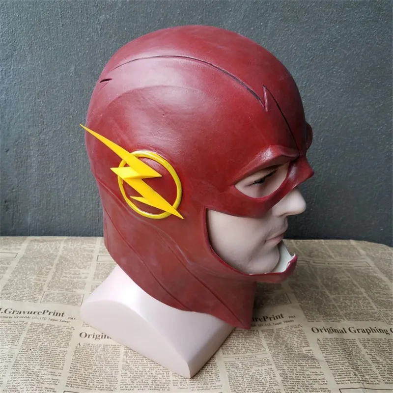 Латексная Маска для взрослых косплей шлем красная маска на всю голову Хэллоуин