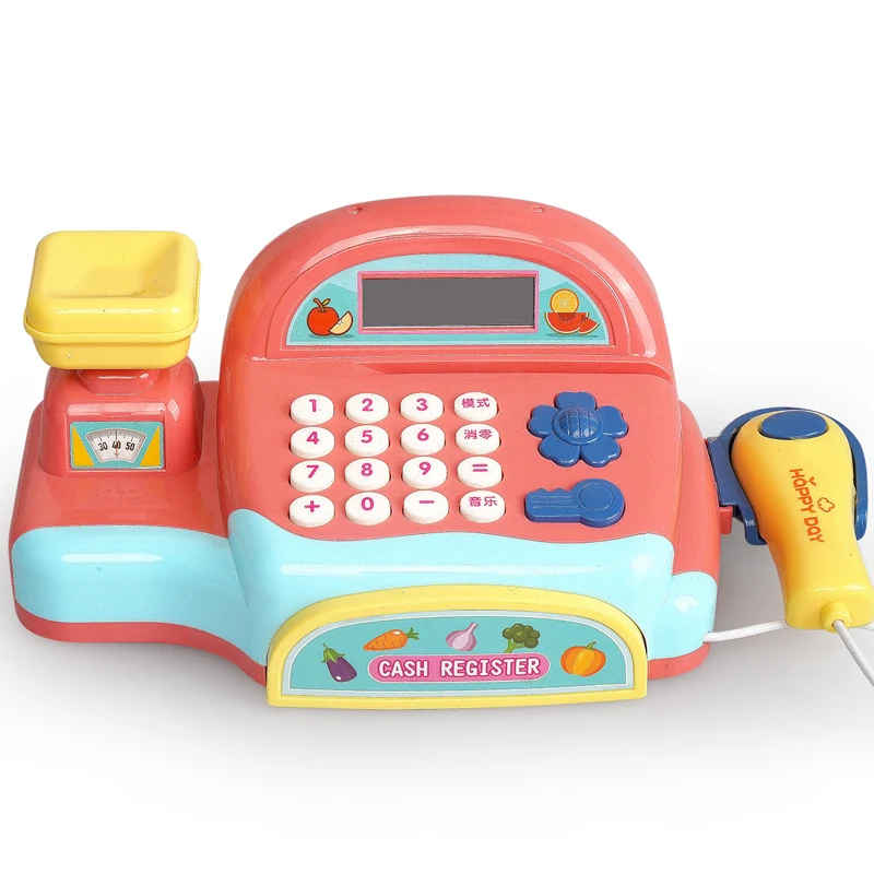 

Smart Cash Register Family Toys Simulation Supermarket Checkout Counter Luxury Cash Register Children's Combination Set Pretend