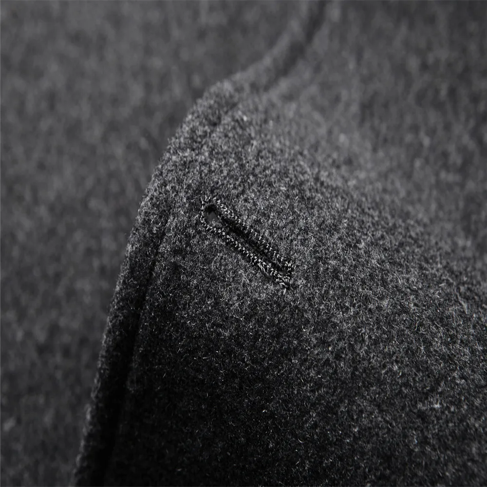 Men's Tweed Coat,Men's Trench Coat Jacket,Middle-aged Dad's Coat,collar Tweed Coat,Middle-aged and Old Wool Coat,Tweed Coat Men