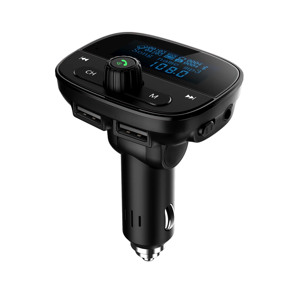 Автомобильный Bluetooth MP3 большой экран дисплей независимый переключатель двойной