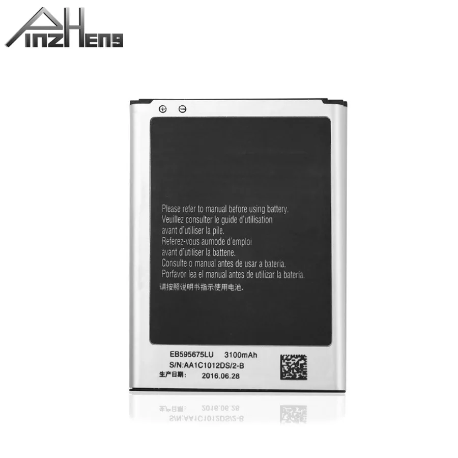 PINZHENG Note 2 аккумулятор для Samsung Galaxy II N7100 N7105 настоящий 3100mAh AAA замена Мобильный