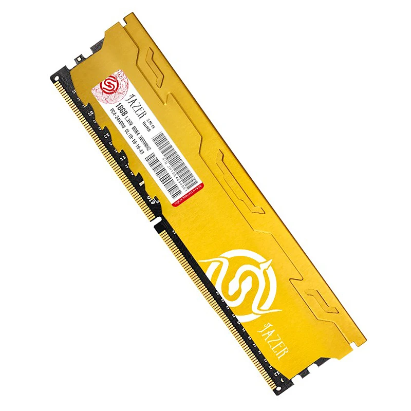 

JUHOR PC DDR4 16GB 3000MHz 1.35V 288 Pin PC Computer Desktop Memory Module Ram Heat Sink Memory Stick Support xMP2.0