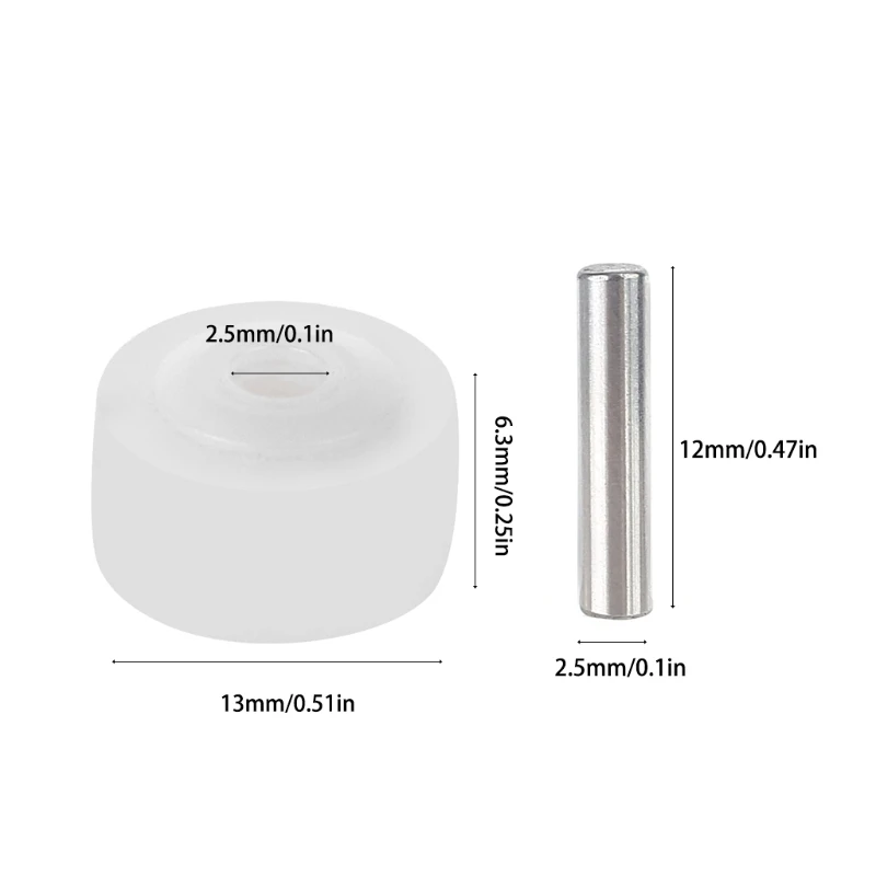 5 шт. картридж радио ролик металлическая ось пакет лента Регистраторы Давление