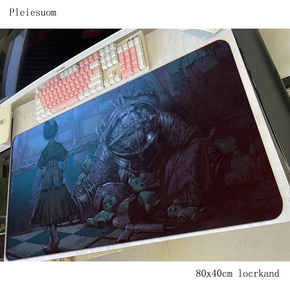 Коврик для мыши bioshock 80x4 0 см большой игровой коврик подставка запястья