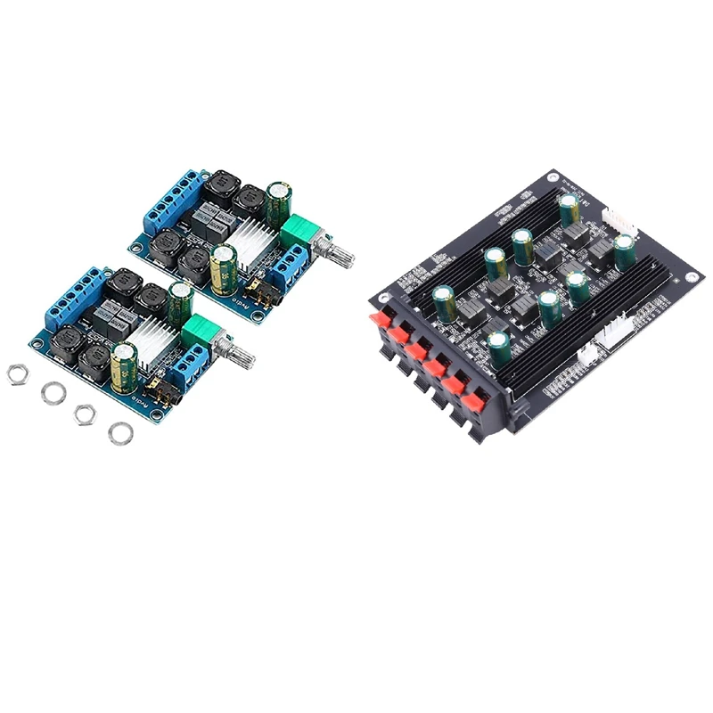 

2 шт. TPA3116D2 аудио усилитель мощности двухканальный 2X50W и 1 шт. TPA3116 5,1 цифровой усилитель мощности аудиоплата