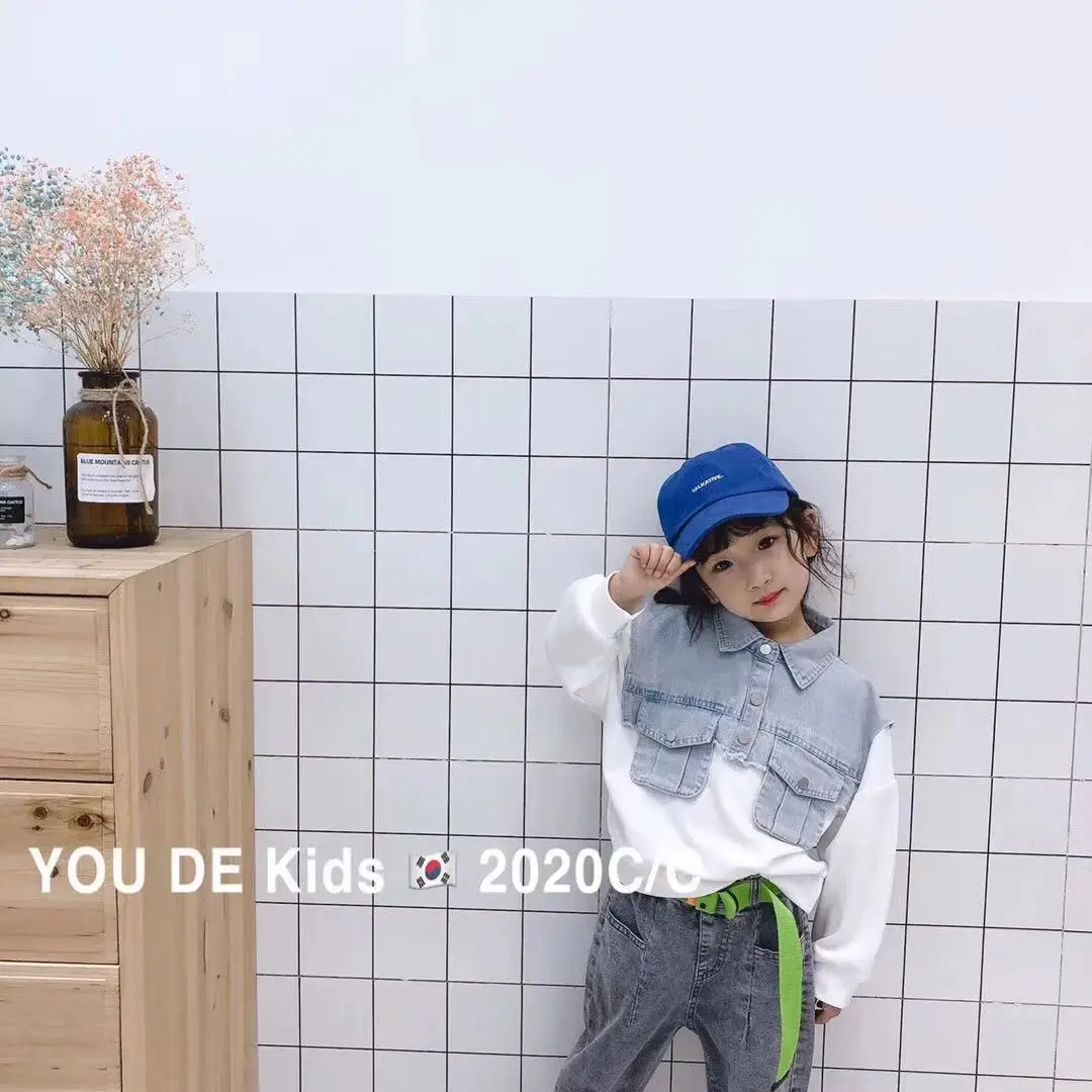 Свитер для девочек Новинка Весна 2020 модная трендовая детская одежда свитер с