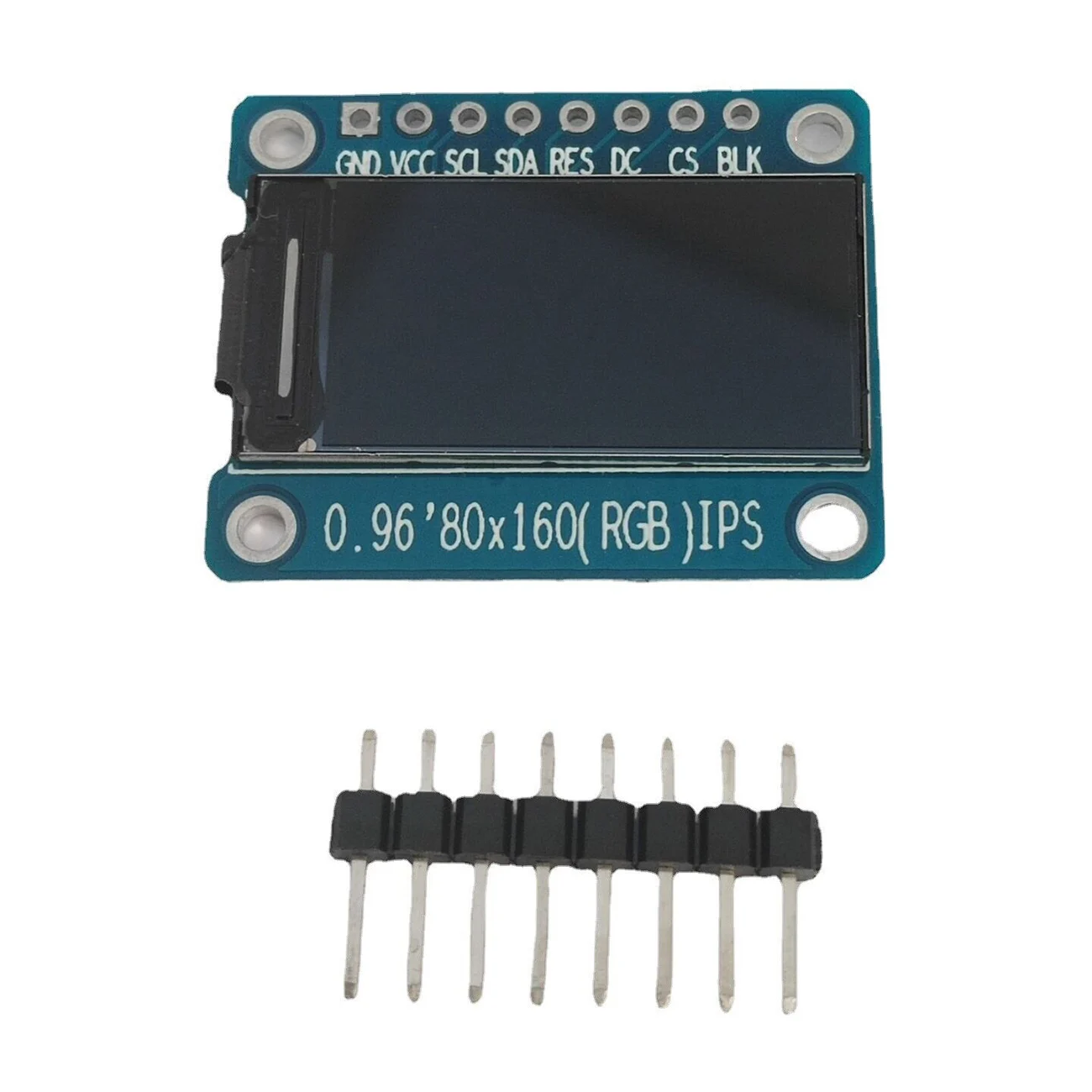 10шт 0,96-дюймовый IPS-дисплей OLED-модуль для Arduino 80 * 160 65K цветной RGB-доски TFT LCD ST7735 DIY on.