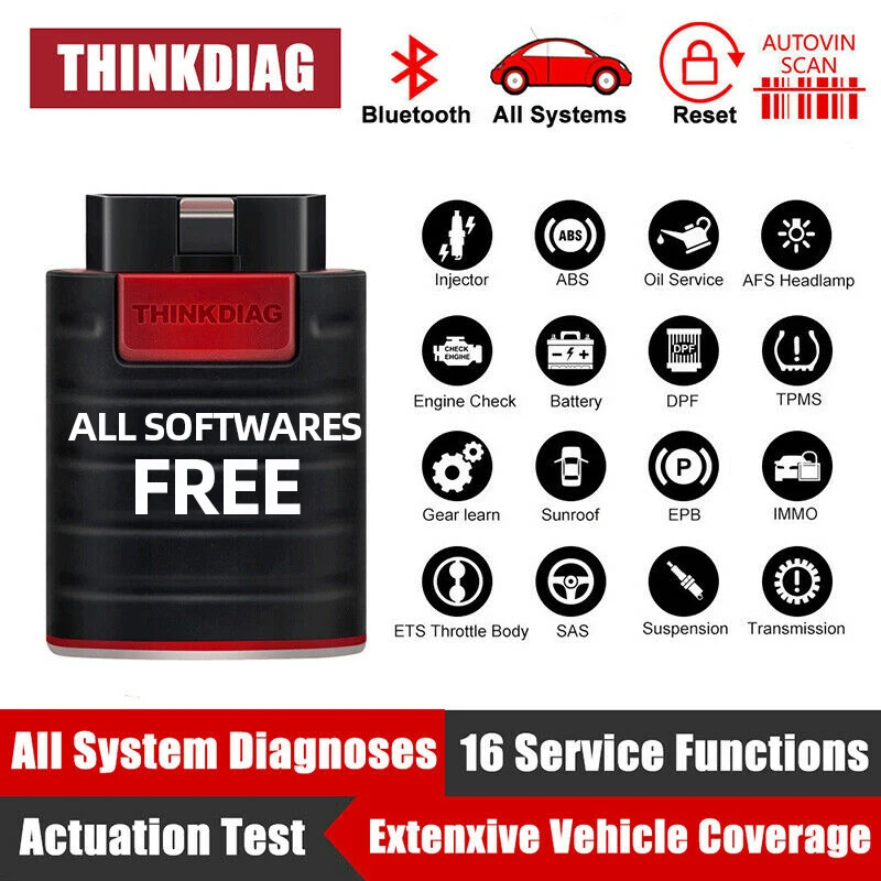 ThinkDiag Bluetooth диагностический сканер полный системы инструменту диагностики ЭБУ