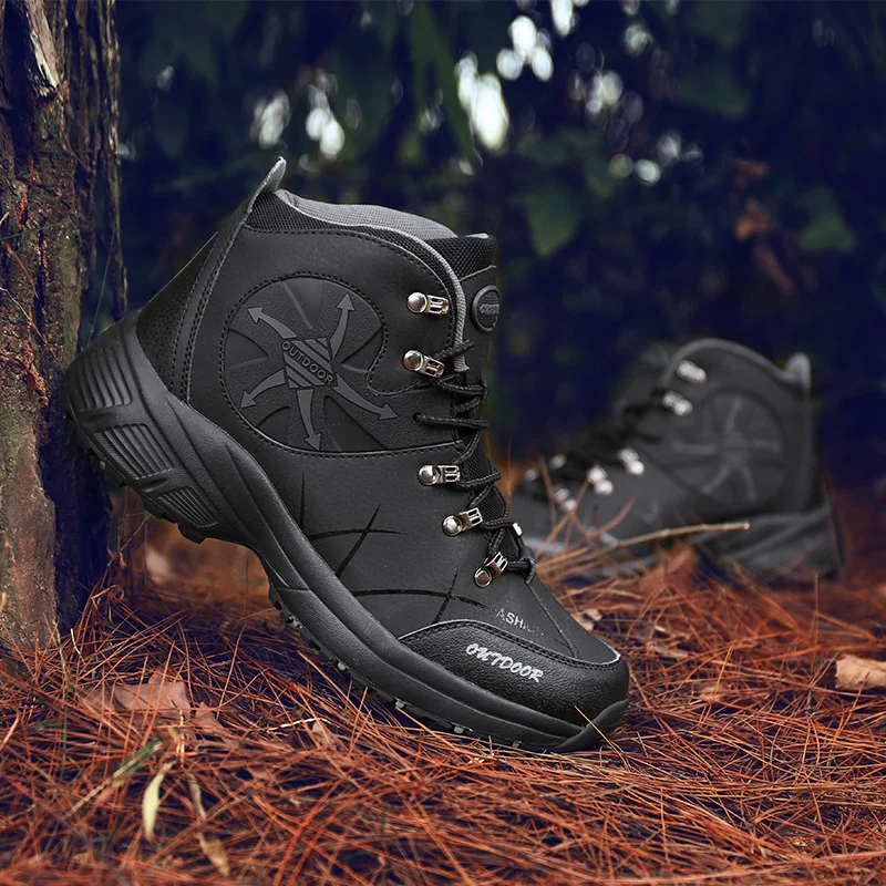 

Trekking Men's Shoes Outdoor Footwear Waterproof Hiking Climbing Male Sneakers Camping Hunting Men's Shoes Big Size Male Shoes