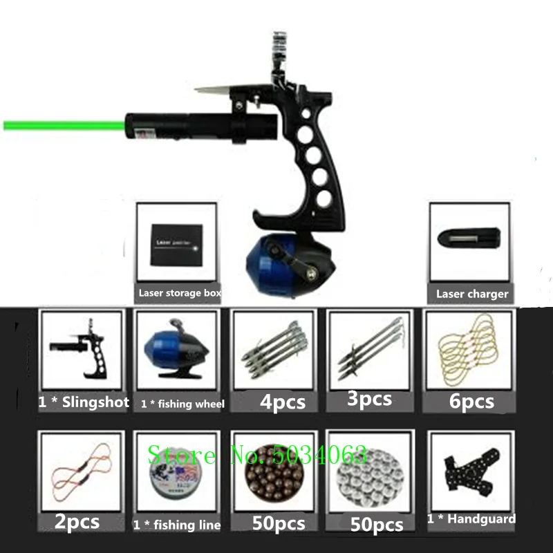 

Laser Slingshot Black Hunting Bow Catapult Fishing Bow Outdoor Powerful Slingshot Shooting Cross Fish Bow Bow Fish 2020
