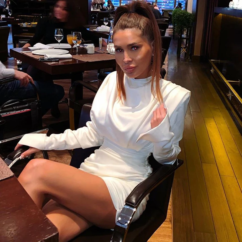 Женское облегающее мини-платье Townlike креативные вечерние платья с длинными