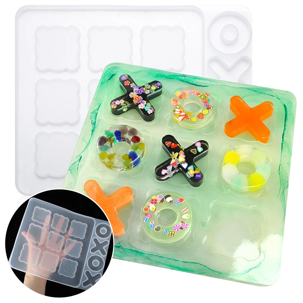 Новые силиконовые формы для литья из эпоксидной смолы форма настольных игр с