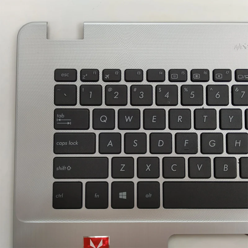 Бесплатная Доставка! 1 шт. 90% новый корпус с подставкой для рук ноутбука Asus X505 X505B