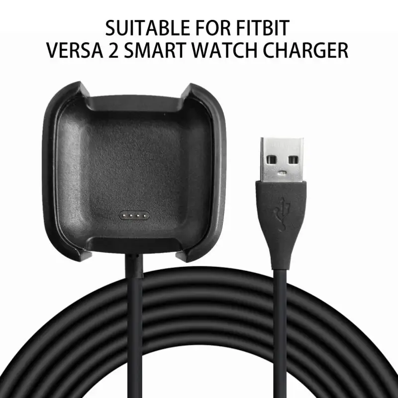 

Replaceable USB Charger For Fitbit Versa Lite Charge Smart Bracelet USB Charging Cable Wristband Dock Adapter For Fitbit Versa 2