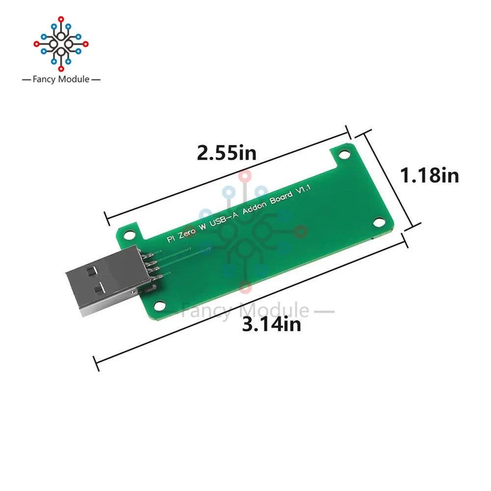 diymore Raspberry Pi Zero W USB-A Addon Board V1.1 for | Инструменты
