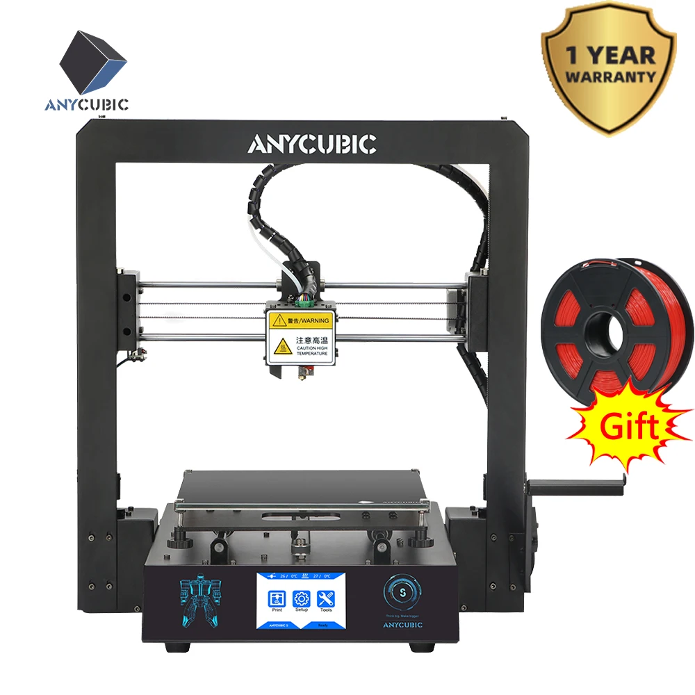 ANYCUBIC Mega-S 3d принтер Модернизированный экструд размера плюс TFT сенсорный экран Настольный FDM дешевый 3d Принтер Комплект impresora 3d drucker