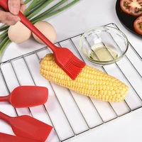 silicone spatula non stick cream spatula scraper spoon oil brush heat resistant spatulas kitchen utensils for baking cooking