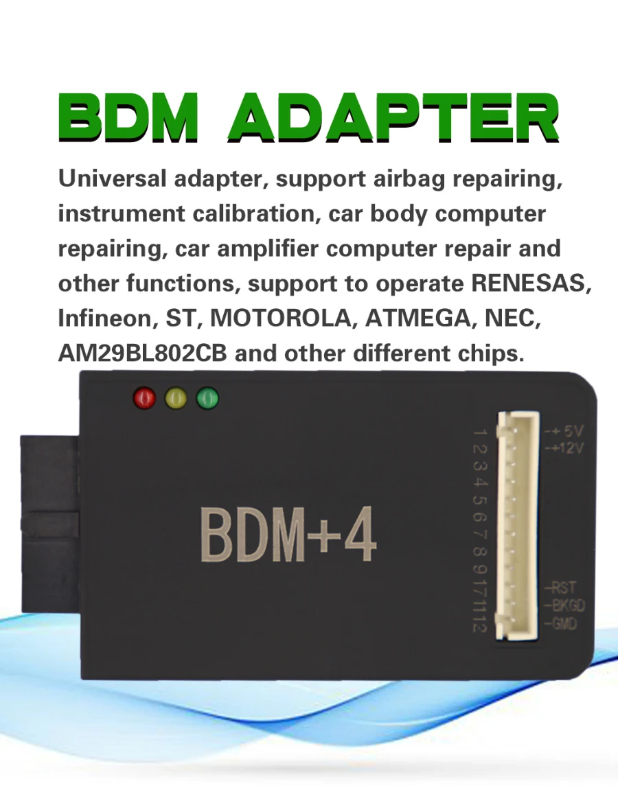 BDM + 4 адаптер для работы V5.1.0.2 CGDI ресетер авто подушка безопасности восстановления
