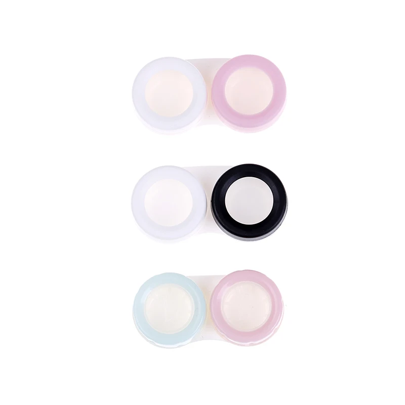 Женский чехол для контактных линз дорожный набор контейнер конфетных цветов