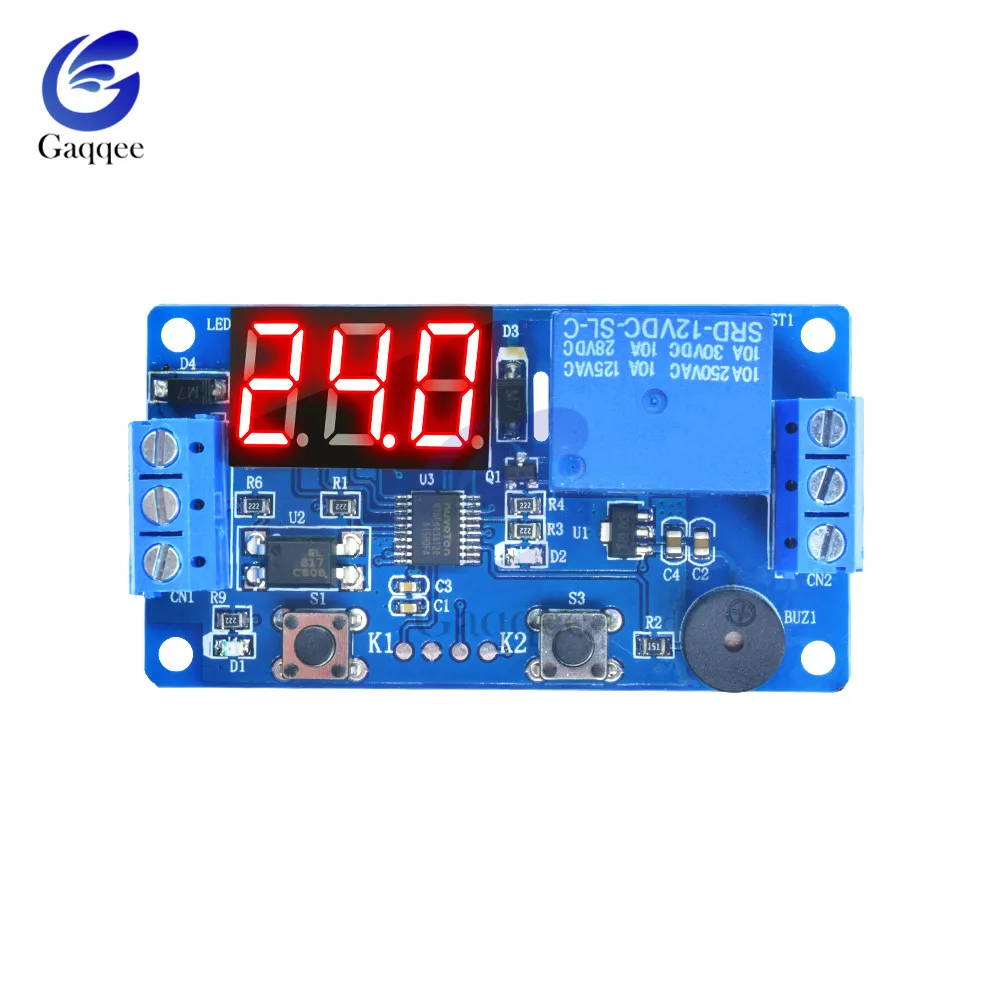 Таймер 12 В постоянного тока планшетофон с цифровой светодиодной подсветкой