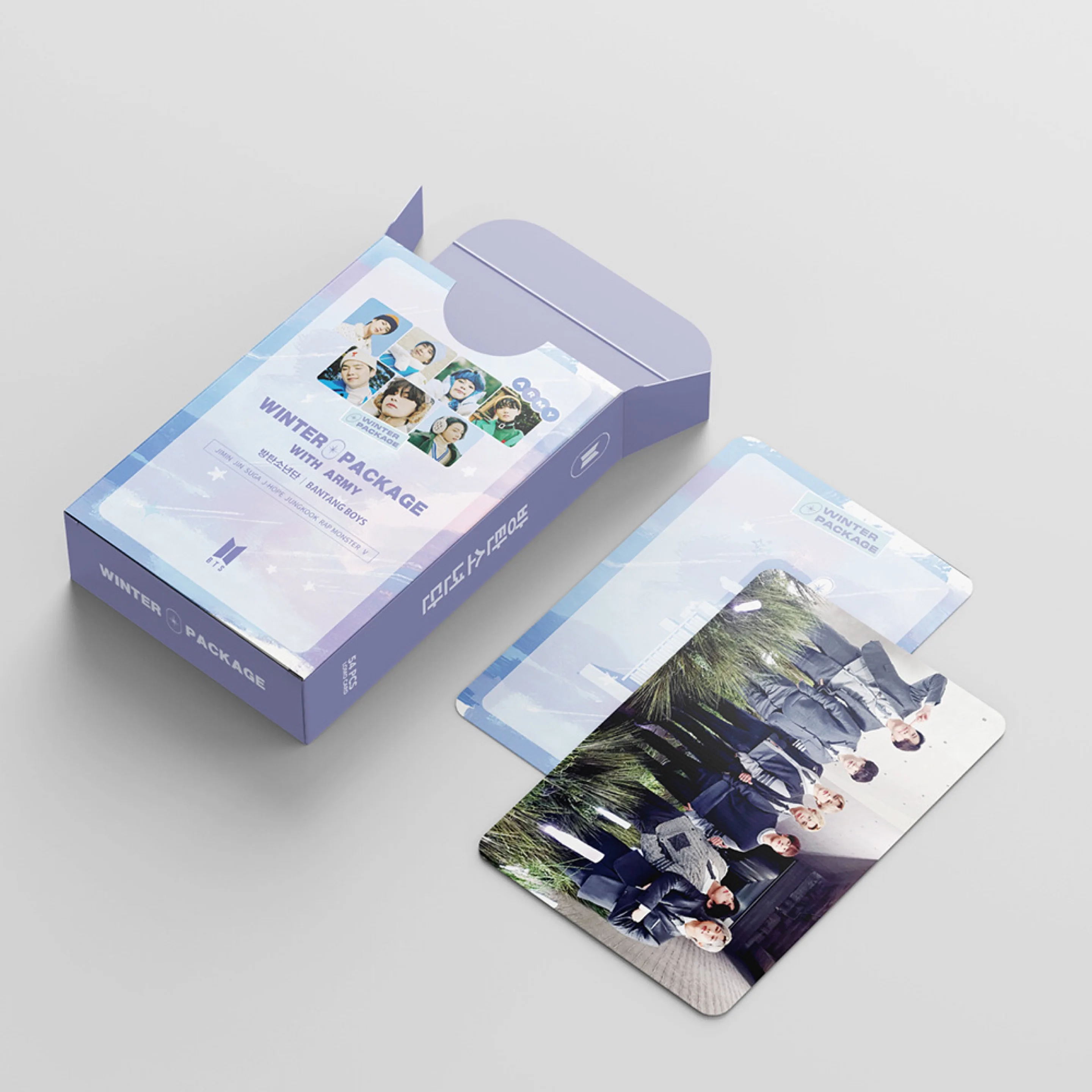 54 шт. KPOP Bangtan Boys 2021 зимпосылка новый альбом LOMO карта души PERSONA Фотокарта бумажные