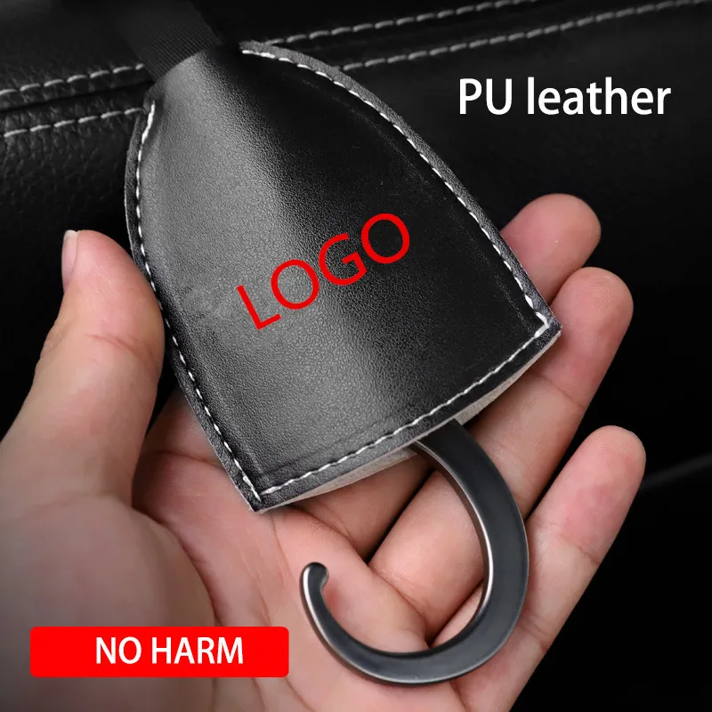 Кожаные многофункциональные крючки спинки сиденья универсальный автомобильный