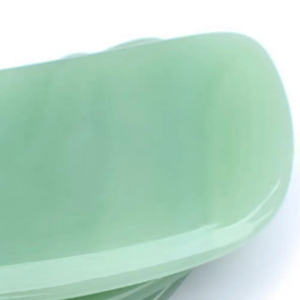 

Guasha Board Square Shape Relieve Face Tension Green Face Massage Scraper Board for Home