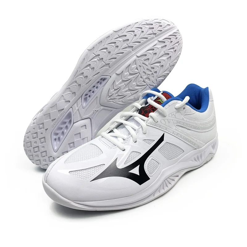 2020 New Original Mizuno Badminton Shoes Volleyball Men's And Women's Indoor Sports Shock Absorption shoes 197046 | Спорт и