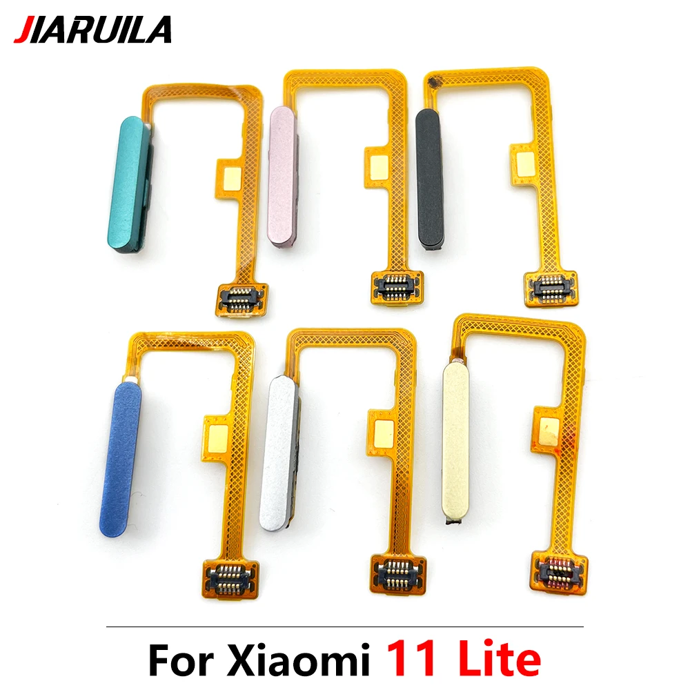 100% оригинальный новый для Xiaomi Mi 11 Lite Home Button отпечаток пальца Меню Возврат Ключ