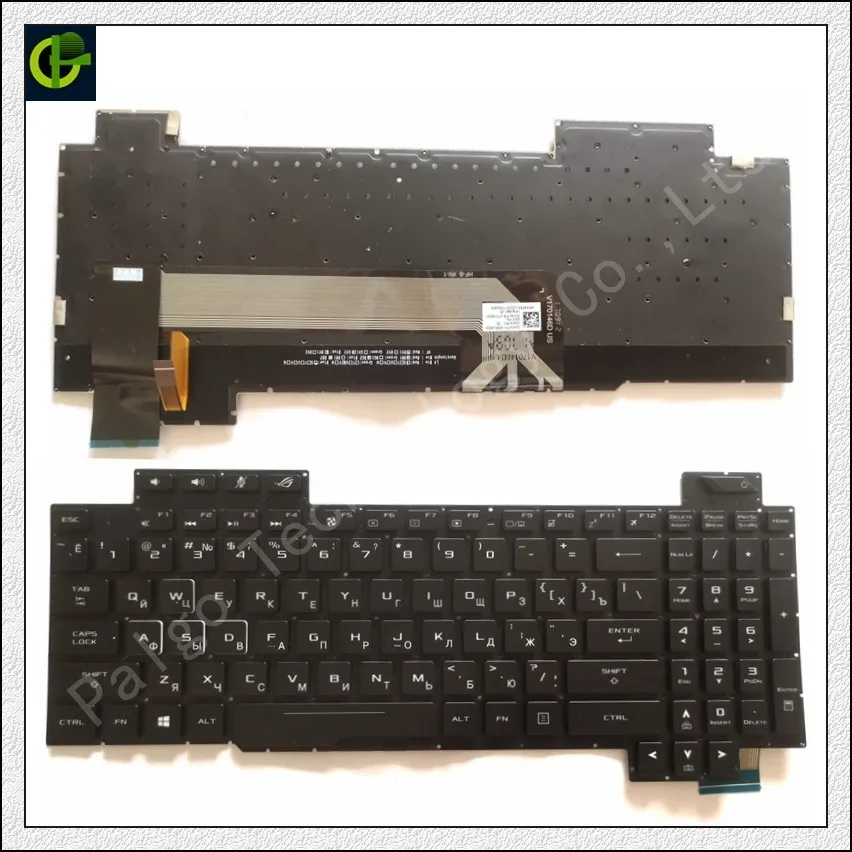 Оригинальная русская клавиатура с подсветкой для ASUS ROG Strix GL503 GL703 GL503V GL503VD DB71 DB74