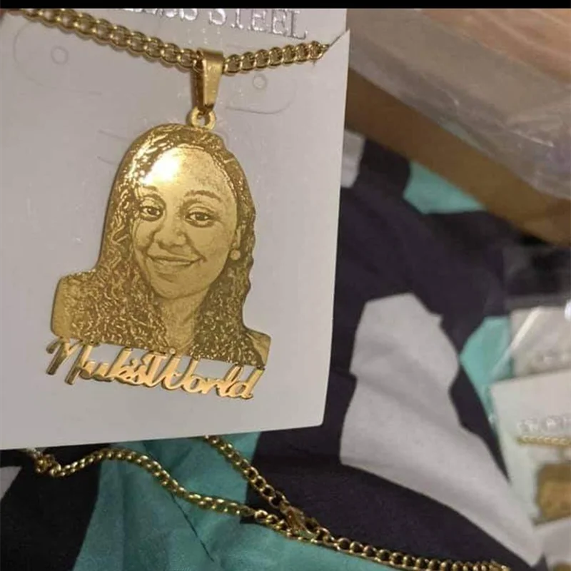 Ожерелье с фото на заказ ожерелье для детей из нержавеющей стали | Украшения и