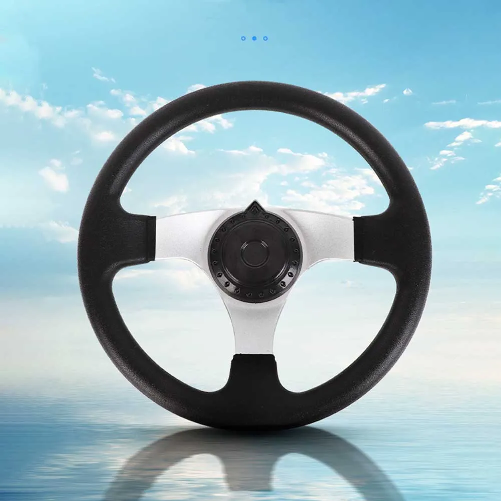 

270mm With Holes Hardware Classic 3 Spokes PU Foam Universal Replacement Steering Wheel Durable For Go Kart Interior Accessories