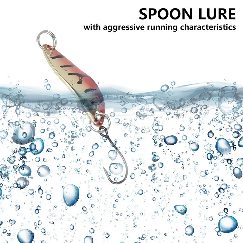 Набор ложек для форели прочные наборы рыболовных приманок чистая приманка набор