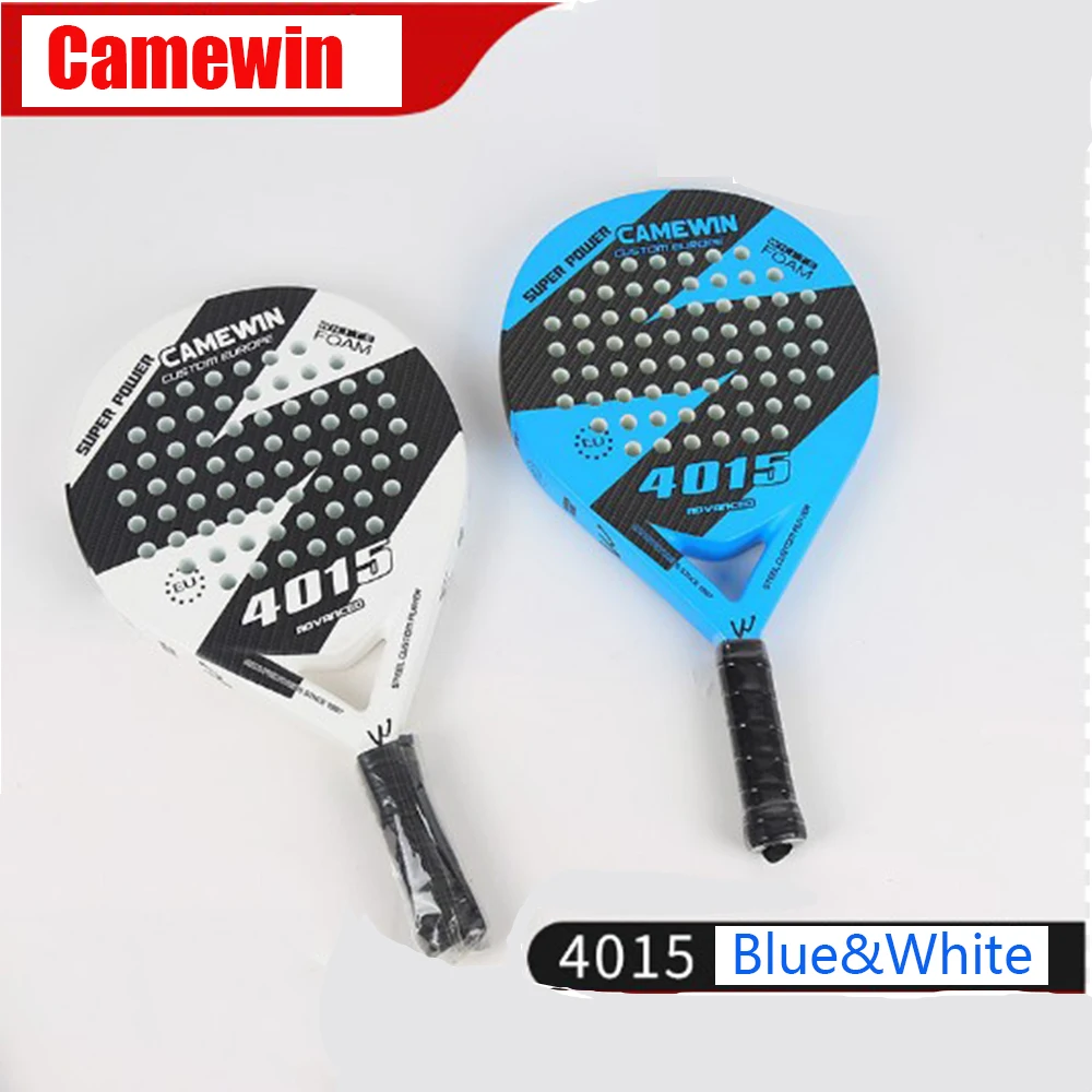 Camewin New Professional Full Carbon Beach Tennis Paddle Racket Raqueta For Adult With Bag-40 | Спорт и развлечения