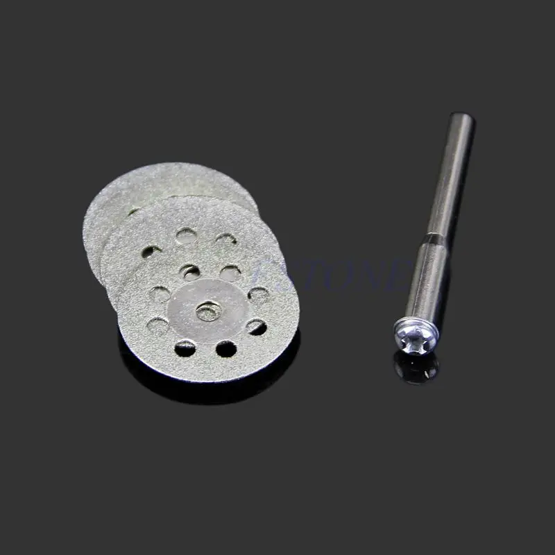 

5PCS Mini Sharp 22mm Tools With A Rod Rotary Diamond Cutting Discs Disks K3KD