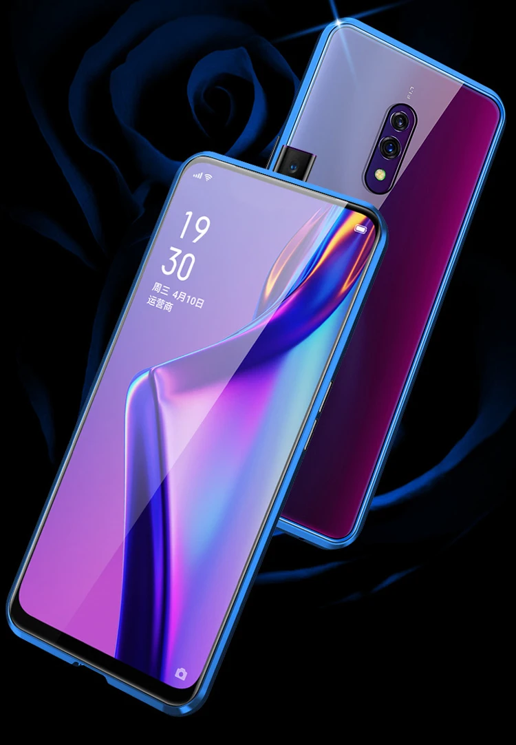 Магнитный адсорбционный чехол для huawei Mate 10 Lite Роскошный чехол для huawei Nova 2i Магнитный передний и задний стеклянный чехол