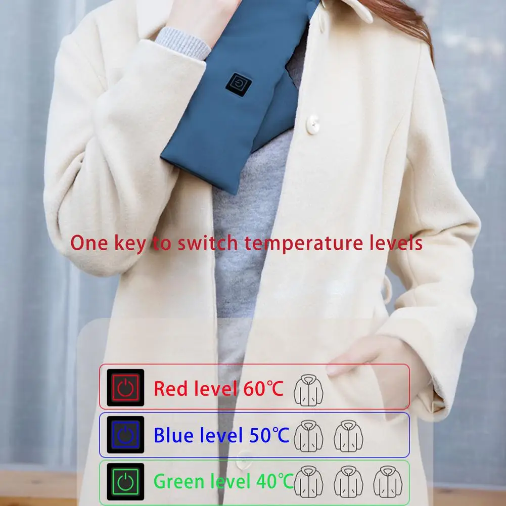 

Winter Thermal Heated Scarf USB Charging Heated Neck Wrap For Outdoor Sports Cycling Bicycle Ski Camping Hiking Christmas Gifts